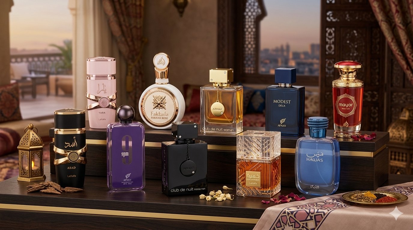 10 perfumes árabes mais procurados: opções masculinas e femininas